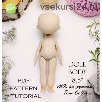 [Кукла] Мастер-класс по созданию текстильной куклы мальчик 21 см, Pdf pattern (Лилия Сколова)
