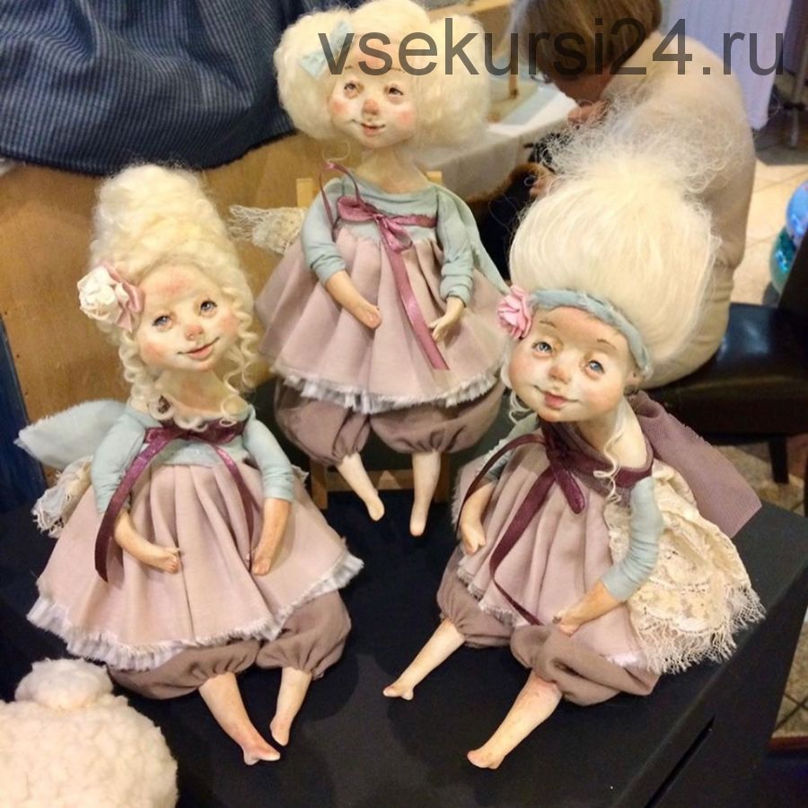 [Лепка] Кукла Карамелька (Olga Norviliene)