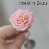 [Лепка] Роза из полимерной глины на ложке (deli_craft)