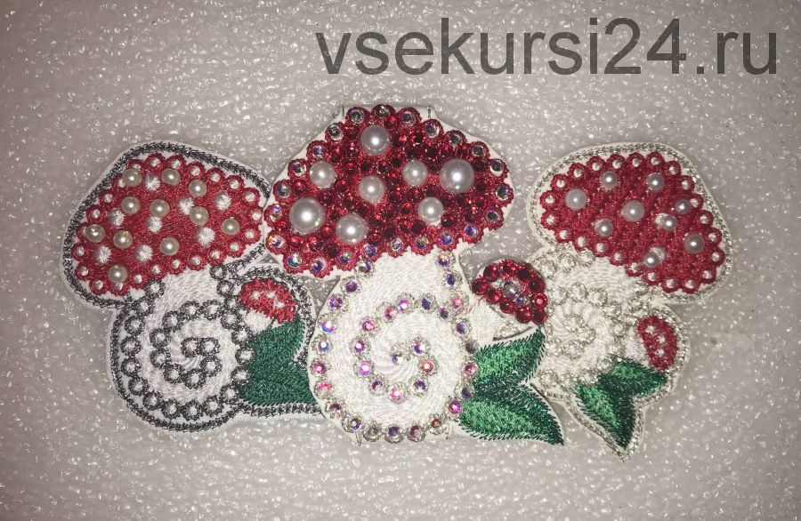 [New Embroidery] Дизайн машинной вышивки 'Мухомор' (varan)