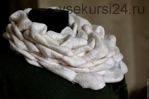 [Валяние] 3D шарфы, видео-урок (Юлия Козырева)