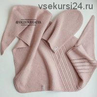 [Вязание] Бактус «Simple shawl» (valeria.bugaeva)