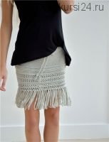 [Вязание] Вязаная летняя юбка из толстой пряжи Reed (Kim Hargreaves)