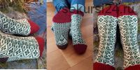 [Вяжи.ру] Вязаные жаккардовые носки Hopesocks (Catharina Duden)