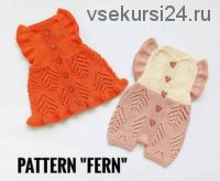 Ажурное платье и песочник «Fern» (lfilicheva_knitting)