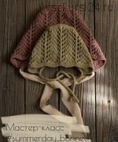 Ажурный чепчик «Summerday_bonnet» (pumpkin_knitwear)