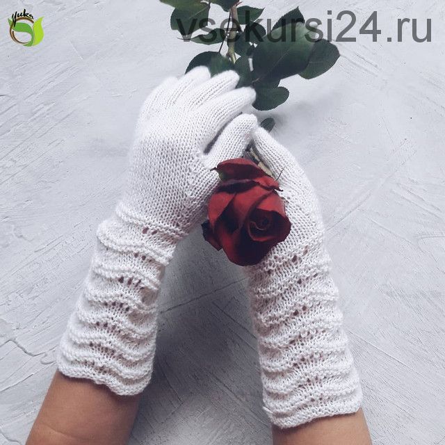 Мастер-класс по перчаткам 'Elegant' (yuka_knits)