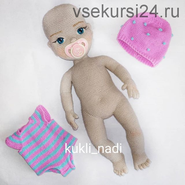 Вязание малышки Оленьки с одеждой (kukli_nadi)