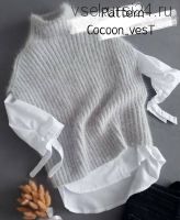 Жилет «Cocoon vest» (pank_ova.knitting)