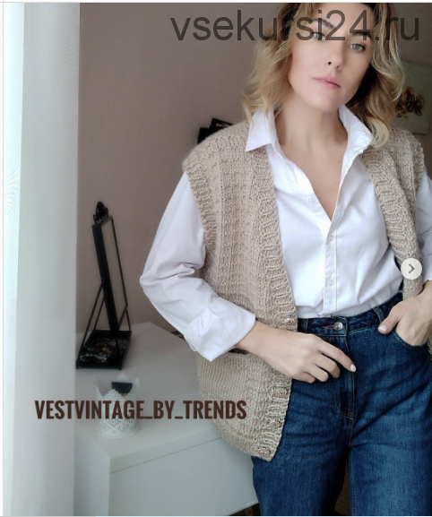 Жилет «Vestvintage_by_trends» (trends_knitting)
