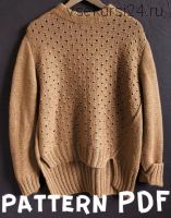 [Вязание] Базовый асимметричный свитер (108loops)