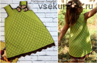 [Вязание] Топ / туника / платье Green 80-164 см (Наталия Ванцева)