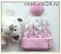 [Вязание] Зимняя шапочка с отворотом (marine_knits)