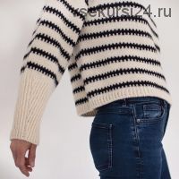 [Вяжи.ру] Полосатый пуловер Sailor