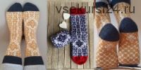 [Вяжи.ру] Жаккардовые носки Bee Creative (Ducathi)