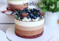 Бенто-торты 'Три шоколада'. Программа Простая (nezabudka_cake)