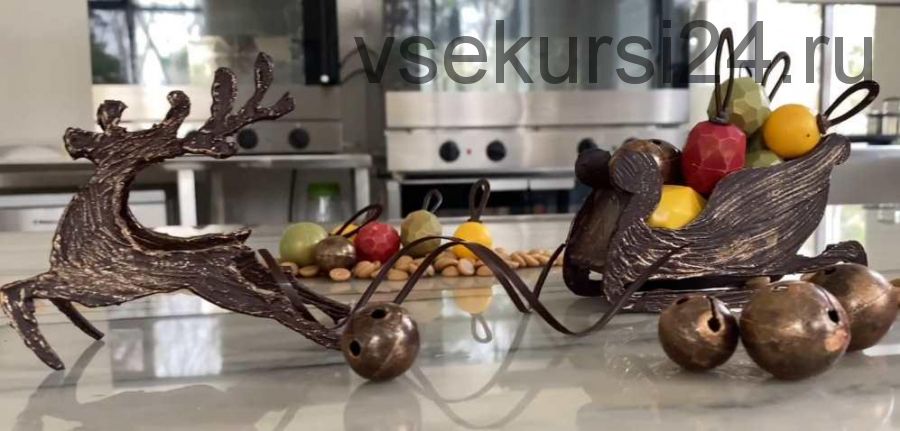 Новогодний шоколадный декор (Анна Феликова)