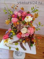 Торт 'Пень с цветами' (vitalija_cake)