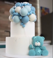Видео-урок торт «Teddy bear and balls» (Юлия Аврамчук)