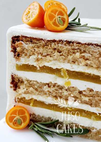 [Кондитерка] Медовый торт с лимонным желе. Рецепт и Техника (Juso Cakes)