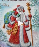 [Кондитерка] МК по росписи пряников- Дед Мороз (Евгения Локтева)