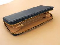 Long Zipper Wallet / Длинный кожаный кошелек на молнии (Craftsmangus)