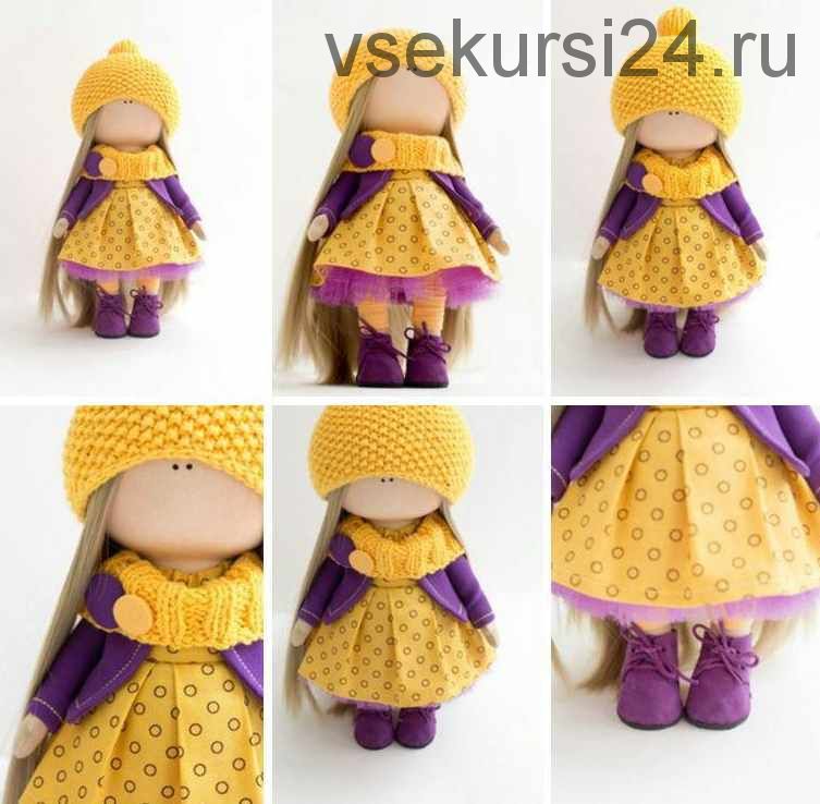 Мастер-класс по шитью текстильной куклы (Elena Guryleva)
