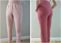 Женские трикотажные брюки, выкройка. Размер на ОБ 80-84 см (Алибрия)