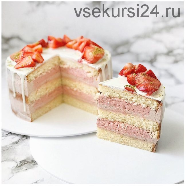 Безглютеновый ягодный торт [Make Cake]