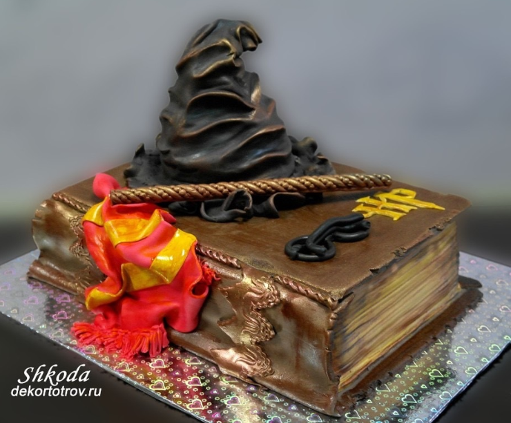 Декор торта 'Книга'(Татьяна Шкода)