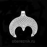 Женский оберег Лунница. Славянский оберег из нержавеющего металла.