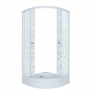 Душевой уголок Triton Стандарт Мозаика А1 90x90, низкий поддон
