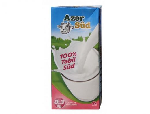 Азерсуд Молоко 1 лт 0.3%