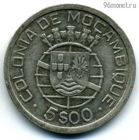 Мозамбик 5 эскудо 1949