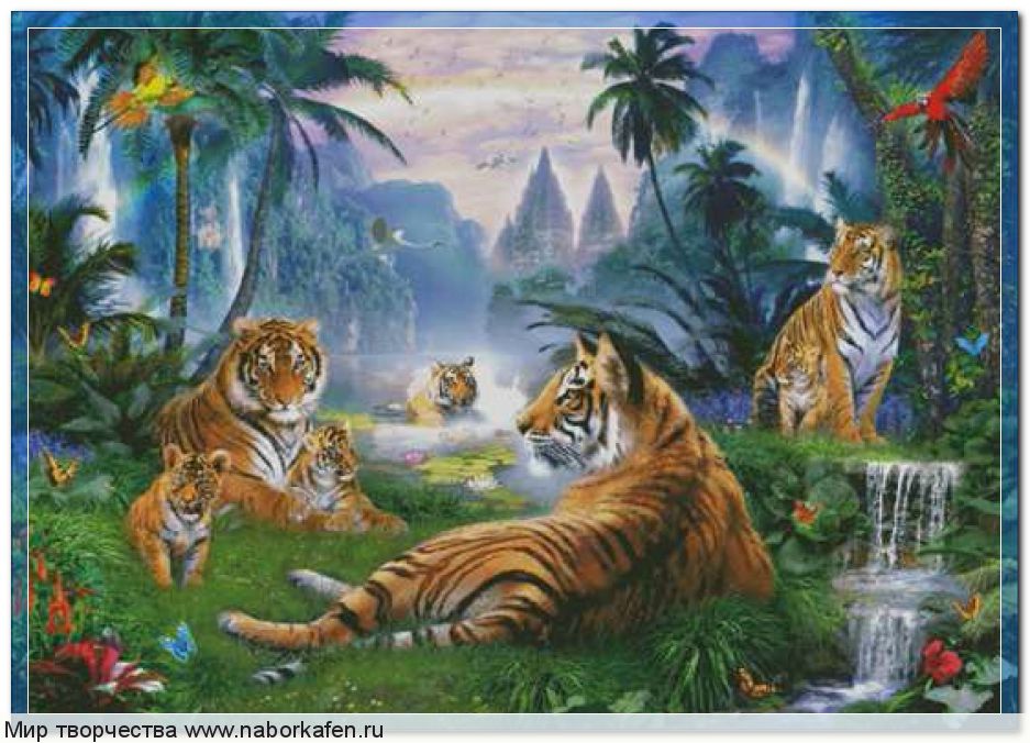 Набор для вышивания "Tigers Haven Fantasy"