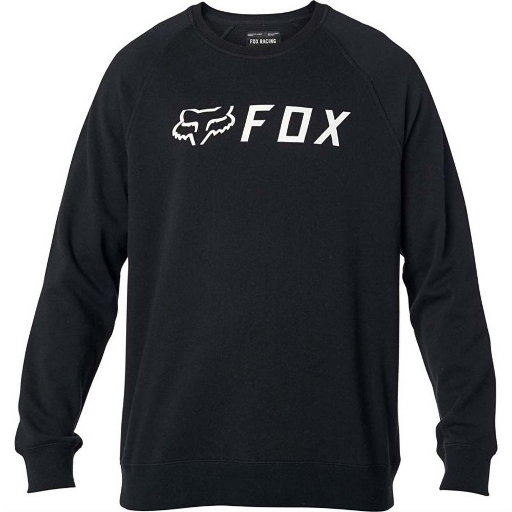 Fox Apex Crew Fleece Black/White толстовка
