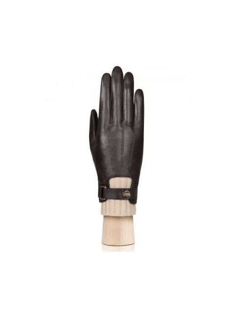 Коричневые женские перчатки LABBRA GR01-00020276