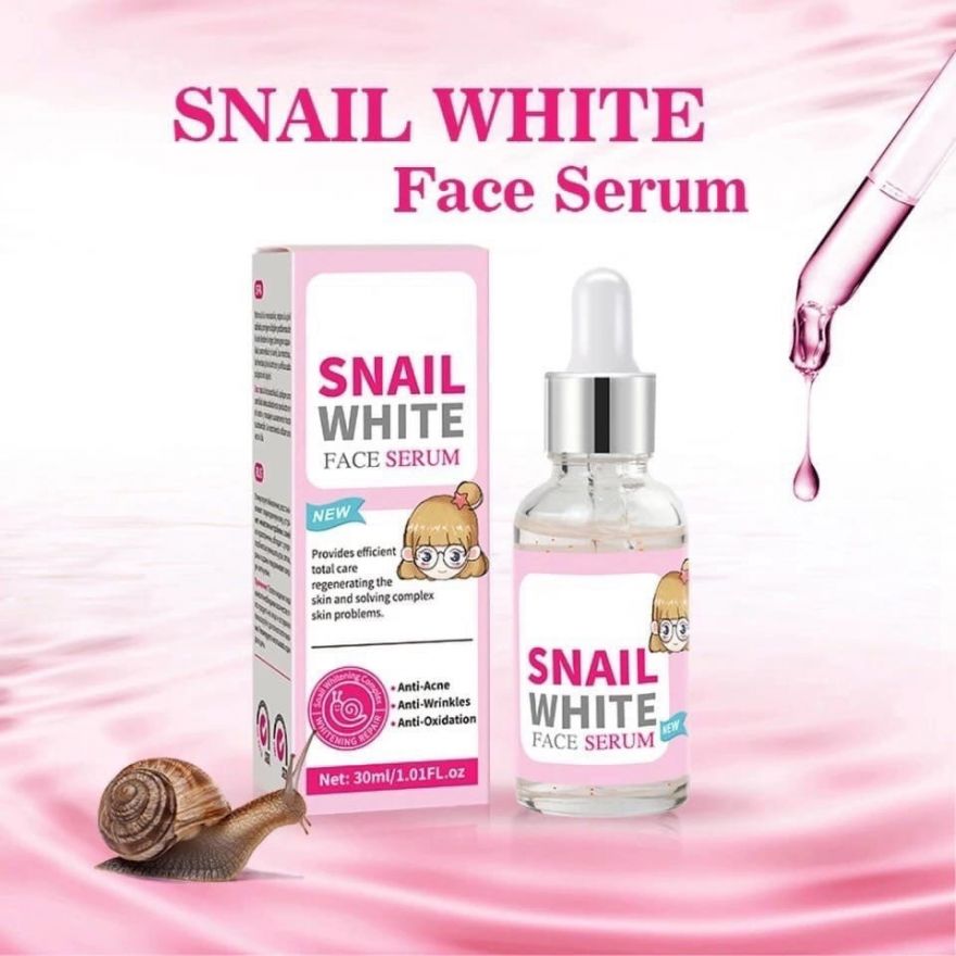 Отбеливающая сыворотка для лица с муцином Белой улитки DISAAR Snail White Face Serum 30 мл (XWW180)