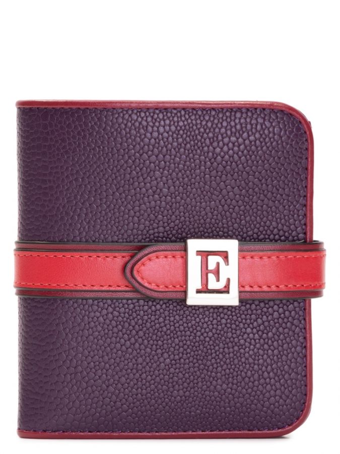 Фиолетовый кожаный кошелек ELEGANZZA Z114-2993-01-00037933