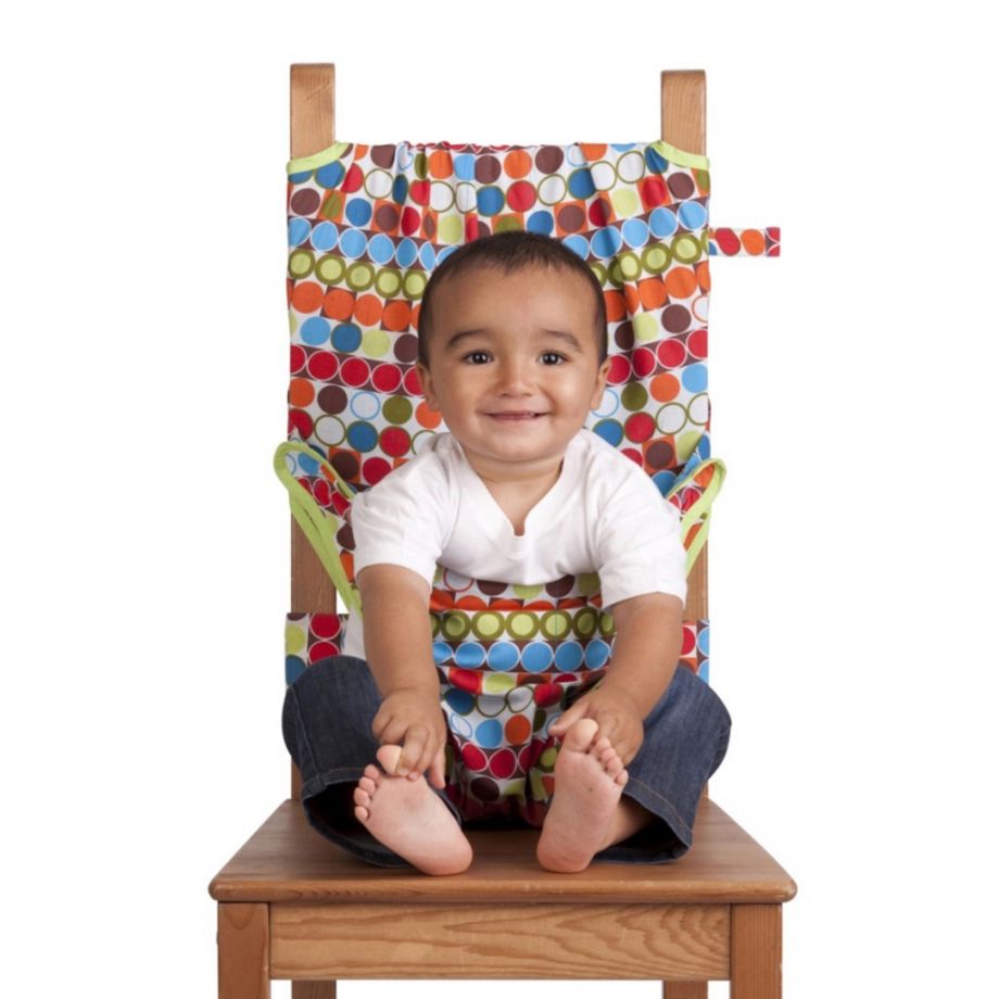 Детский дорожный стульчик для кормления малыша Totseat Tapas (50% хлопок + 50% полиэстер)