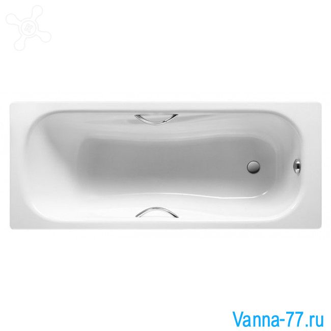 Стальная ванна Roca Princess-N 170х70 с отверстиями под ручки