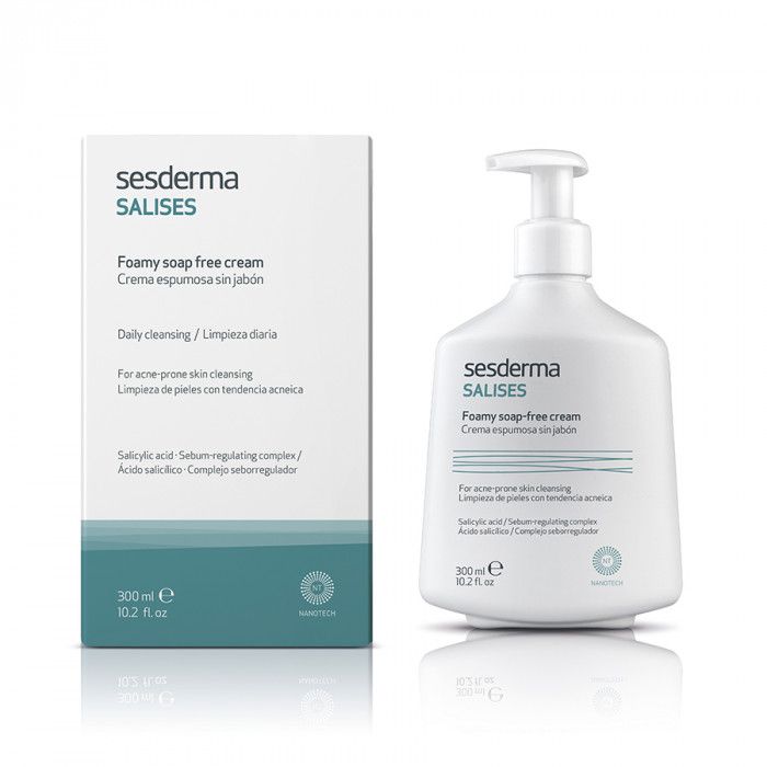 SALISES Facial/body foamy soap-free cream – Крем пенящийся для умывания для лица и тела Sesderma (Сесдерма) 300 мл
