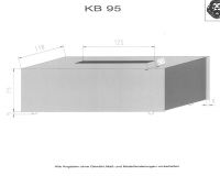 Диспенсер для бумажных салфеток Decor Walther KB настольный 844670 схема 3