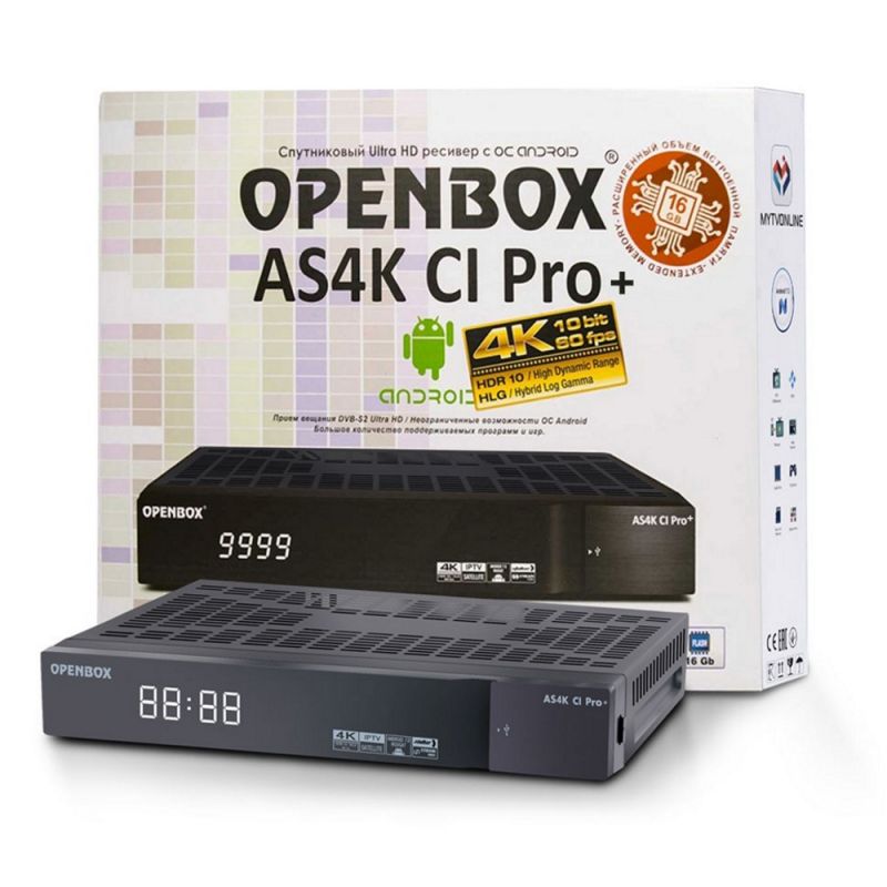 Спутниковый ресивер Openbox AS4K CI Pro+ Multistream