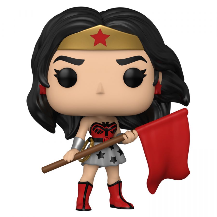 Фигурка Funko POP! Heroes DC Wonder Woman 80th Wonder Woman (Superman Red Son) (Повреждена упаковка)