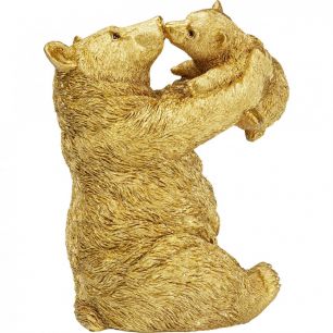 Предмет декоративный Mother Bear, коллекция "Медведица" 21*27*16, Полирезин, Золотой