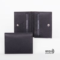 Футляр для карт и визиток с RFID защитой Stampa Brio 503-R-1221F BLACK GRS