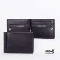 Зажим для купюр с RFID защитой Stampa Brio 724-R-3272C BLACK BKS