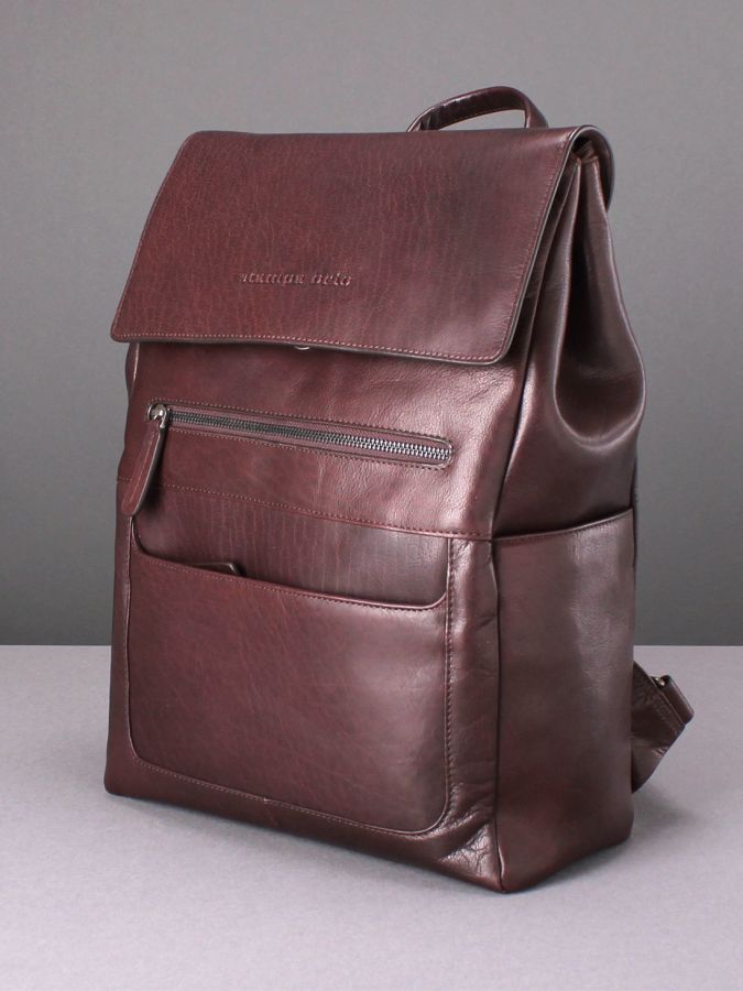Кожаный мужской рюкзак Stampa Brio