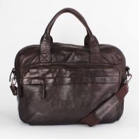 Кожаная мужская сумка Stampa Brio 7155-25179SW Chocolate